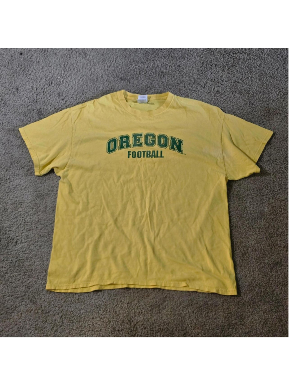 Oregon Ducks yellow cotton t-shirt Size XL #college #NCAA
📏Everything I list i